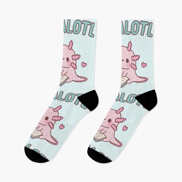 Item preview, Cute Axolotl Reading A Book Readalotl Funny Pun designed and sold by rustydoodle.