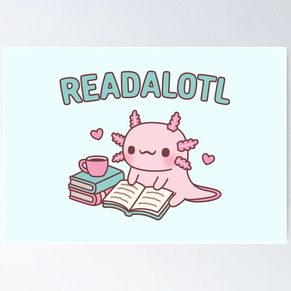  BigTees Readolotl Axolotl Reading Book Ceramic Mug