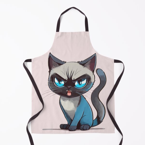 Item preview, Angry little Siamese Cat - vanila pink designed and sold by purrfect pattern.