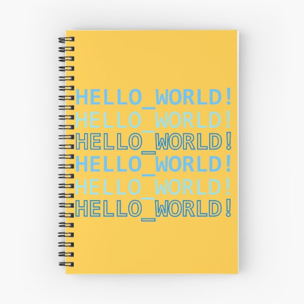 Item preview, HELLO_WORLD! Blue designed and sold by Warrioll.