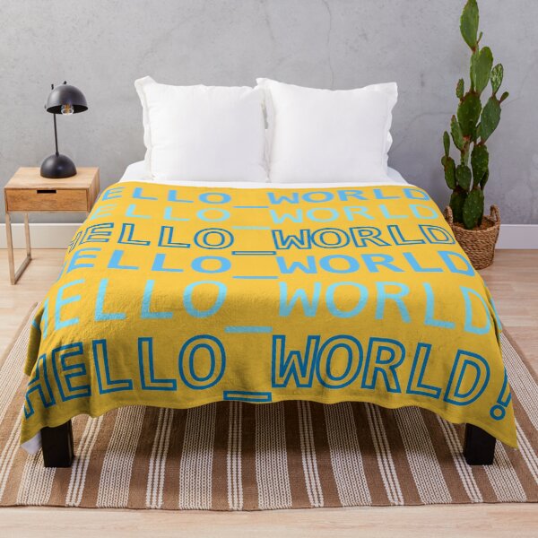 Item preview, HELLO_WORLD! Blue designed and sold by Warrioll.