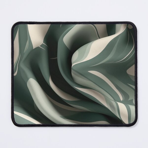 Item preview, Green Flowy Fabric Pattern designed and sold by artify-visions.