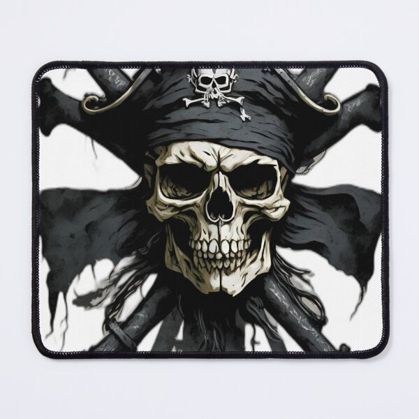 Item preview, Pirate Skull Captaing Flag Design designed and sold by DreamLoreArt.