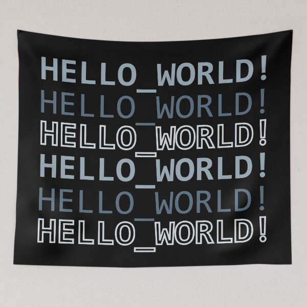 Item preview, HELLO_WORLD! White designed and sold by Warrioll.