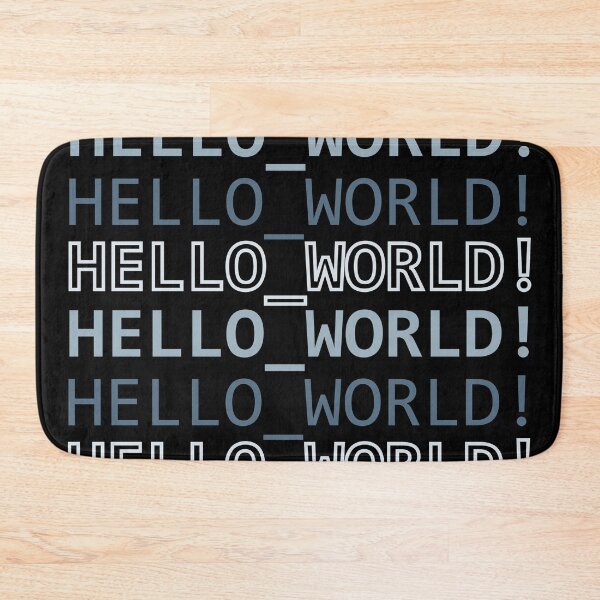 Item preview, HELLO_WORLD! White designed and sold by Warrioll.