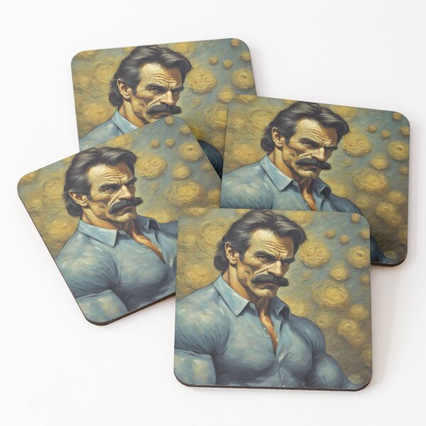 Item preview, Mike Mentzer painting designed and sold by MartialArtisan.