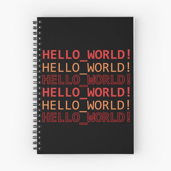 Item preview, HELLO_WORLD! Dark red designed and sold by Warrioll.