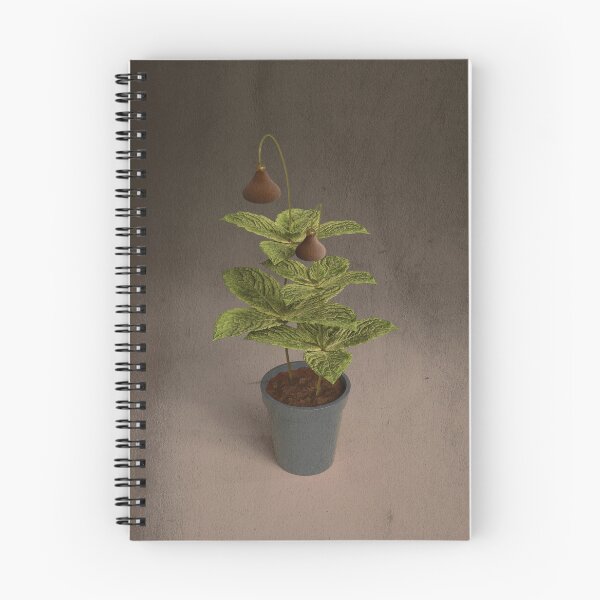 Item preview, Fictional plant design with open chocolate berries on mint designed and sold by trepiu.