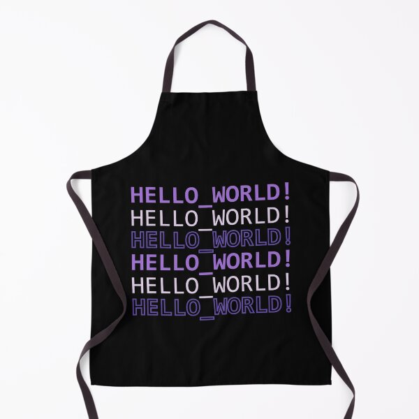 Item preview, HELLO_WORLD! Purple designed and sold by Warrioll.