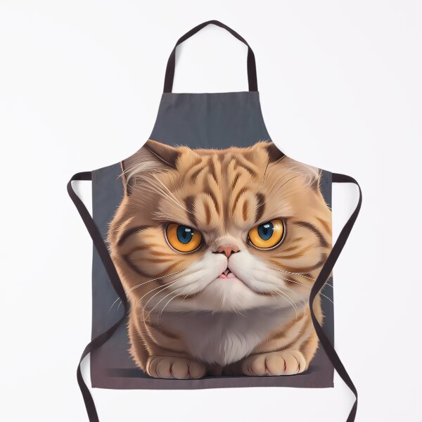 Item preview, Angry but cute Scottish Fold designed and sold by purrfect pattern.