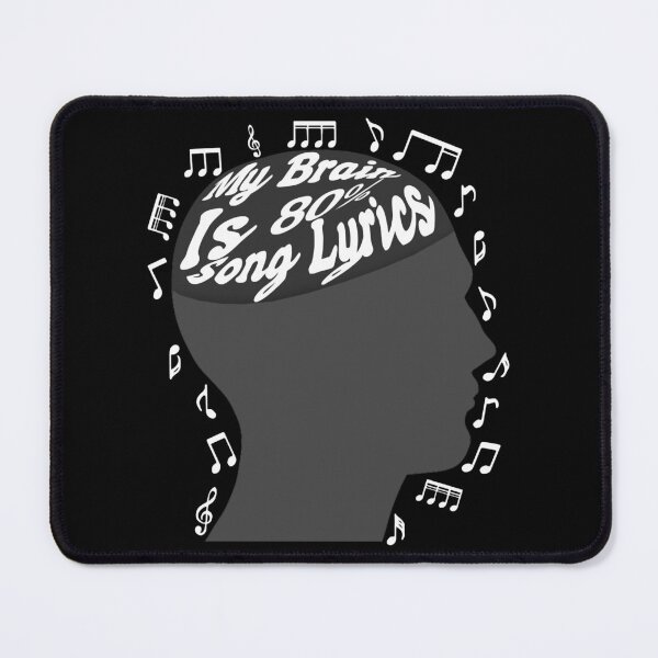 Item preview, My Brain Is 80 Song Lyrics,Gift for Violist,Music feeder,Funny gift for music enthusiasts,refrain designed and sold by GreyAlesia.