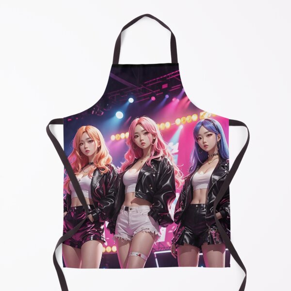 Item preview, K-Pop All Girl Band - On Stage - Anime Style designed and sold by Seneku-Design.