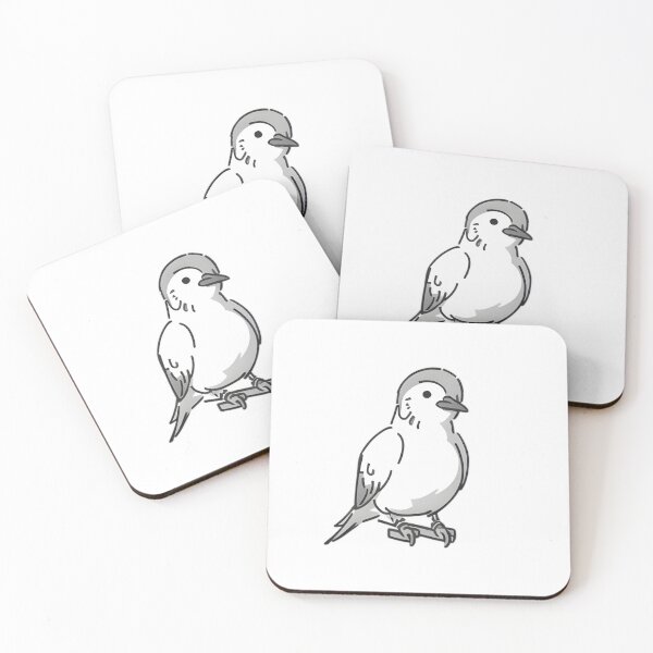 Item preview, grey butcherbird designed and sold by LadyHyun.