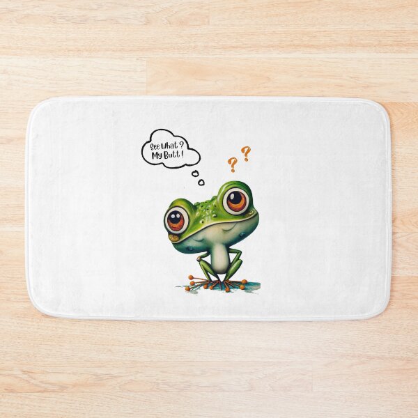 Item preview, Frog Butt Cutie Green Frog Questioning designed and sold by netfires.