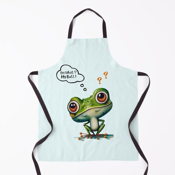 Item preview, Frog Butt Cutie Green Frog Questioning designed and sold by netfires.
