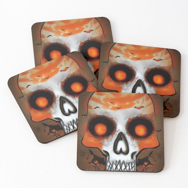 Item preview, Halloween skull designed and sold by JackFreestone.