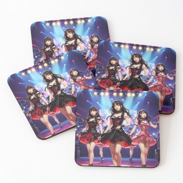 Item preview, J-Pop / Idol All Girl Band - On Stage - Anime Style  designed and sold by Seneku-Design.