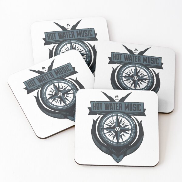 Item preview, Hot Water Music Merch Compass designed and sold by GreyAlesia.