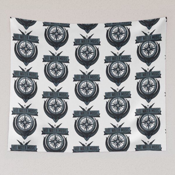 Item preview, Hot Water Music Merch Compass designed and sold by GreyAlesia.