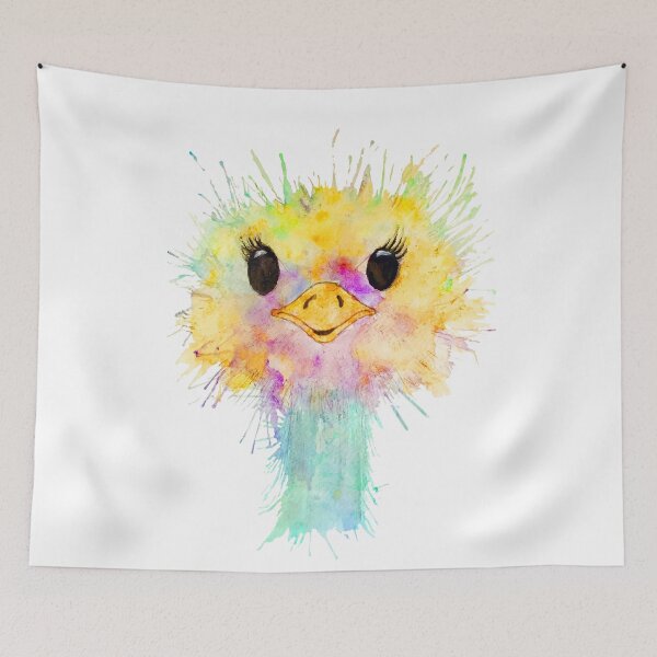 Item preview, Cartoon Ostrich named Ozzy designed and sold by PilgrimCraft.