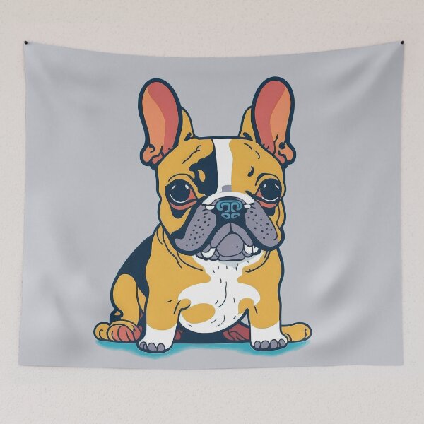 Item preview, too cute baby French Bulldog designed and sold by purrfect pattern.