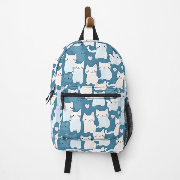 Item preview, Calm blue kittens in a crowd pattern designed and sold by 29Bumblebee.