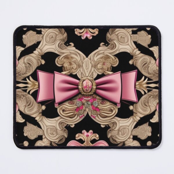 Item preview, Gold pink bow Victorian design  designed and sold by Roxburylane.