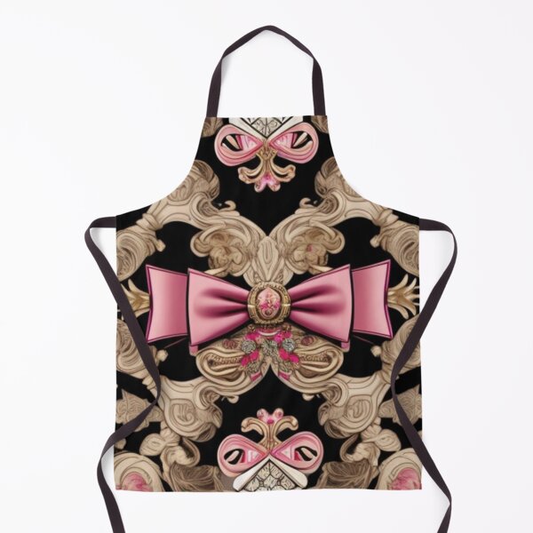 Item preview, Gold pink bow Victorian design designed and sold by Roxburylane.