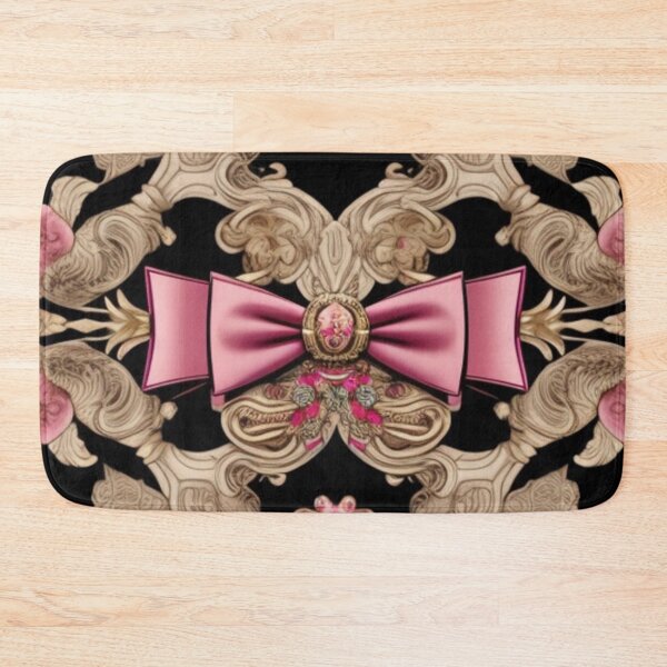 Item preview, Gold pink bow Victorian design  designed and sold by Roxburylane.