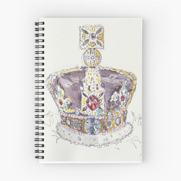 Item preview, Imperial State Crown of King Charles III Watercolor Painting designed and sold by MikeJory.