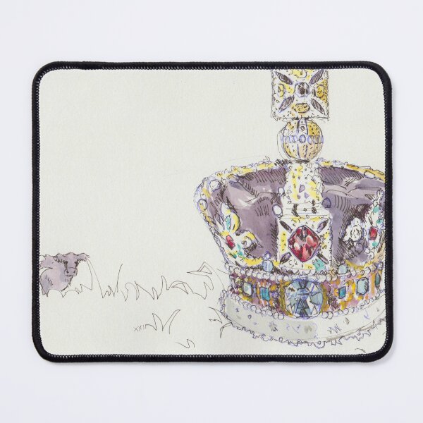 Item preview, Imperial State Crown of King Charles III Watercolor Painting designed and sold by MikeJory.