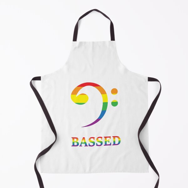 Item preview, Bass clef for the based in Rainbow colours : Bassed clef LGBTQ designed and sold by mrsupicku.
