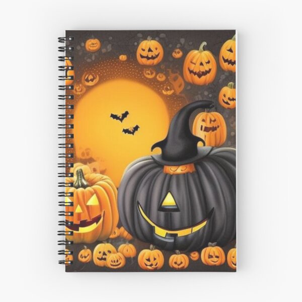 Item preview, Halloween scary pumpkins and bats designed and sold by JackFreestone.