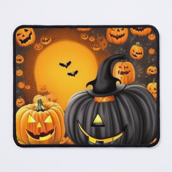 Item preview, Halloween scary pumpkins and bats designed and sold by JackFreestone.