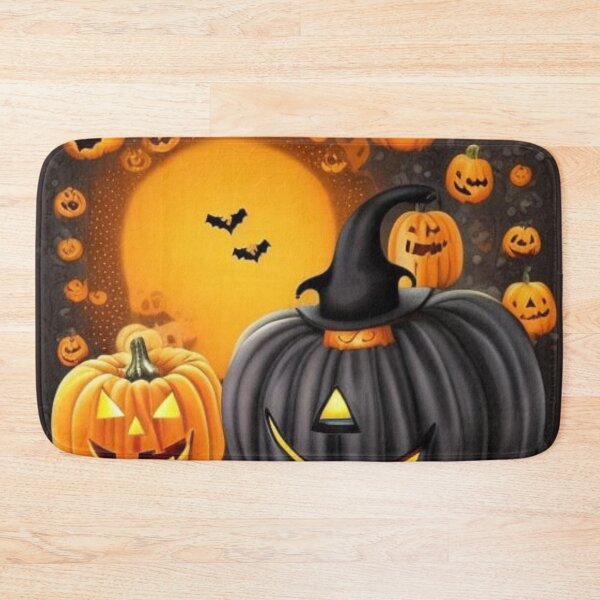Item preview, Halloween scary pumpkins and bats designed and sold by JackFreestone.