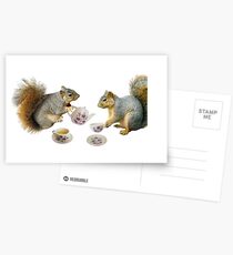 Squirrel's Tea Party Postcards