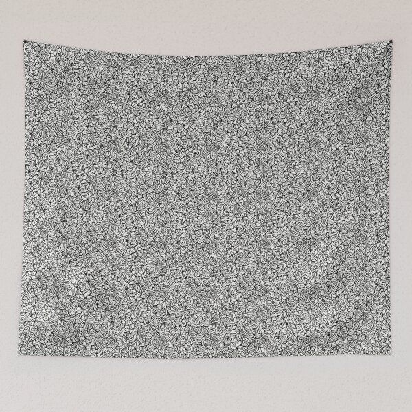 Item preview, Line Flower Patterns 05 designed and sold by DoodleLandShop.