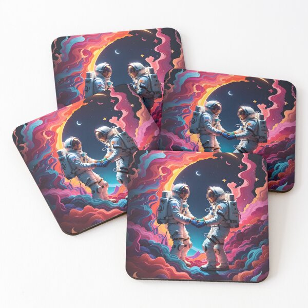 Item preview, Vivid Astronauts: Cosmic Adventure Illustration designed and sold by EveBurbul.