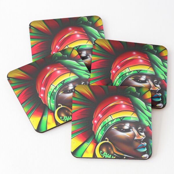 Item preview, graffiti, Rastafarian woman designed and sold by KICIART.