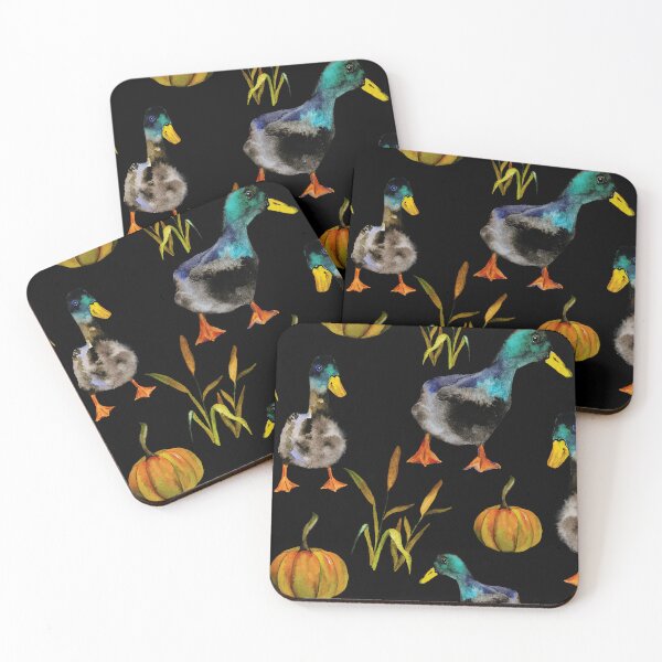 Item preview, Fall Ducks and Pumpkin Pattern designed and sold by DavidsDucks.