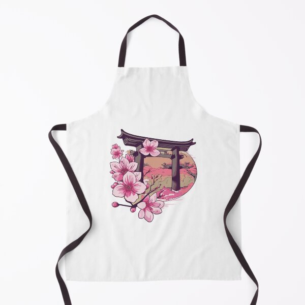 Item preview, Japanese sakura blossom and tori gate designed and sold by Krishangdavda.