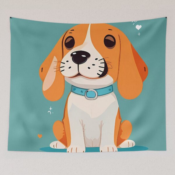 Item preview, Smirk Beagle designed and sold by purrfect pattern.