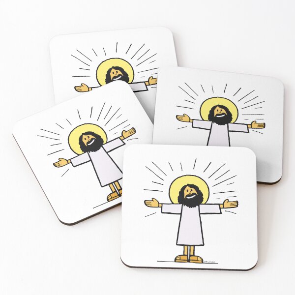 Item preview, Happy Jesus Doodle designed and sold by PickledjoArt.