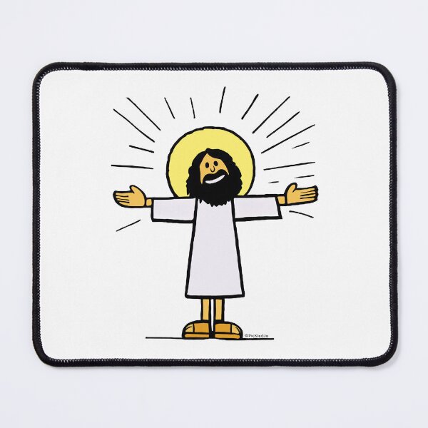 Item preview, Happy Jesus Doodle designed and sold by PickledjoArt.