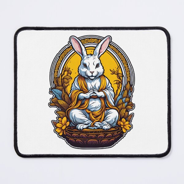 Item preview, Buddhist rabbit from Tibet 5 designed and sold by RabbitPrints.