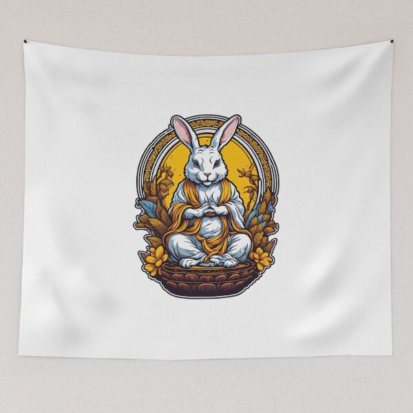 Item preview, Buddhist rabbit from Tibet 5 designed and sold by RabbitPrints.