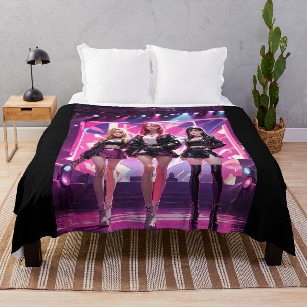 Item preview, K-Pop All Girl Band - On Stage - Anime Style designed and sold by Seneku-Design.