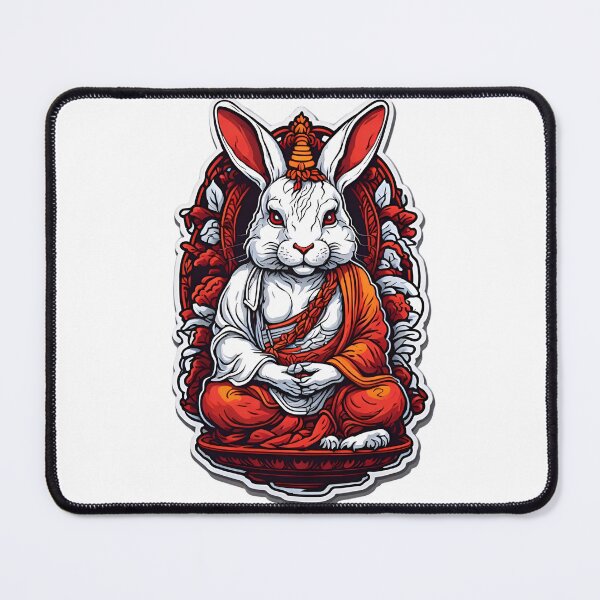 Item preview, Buddhist rabbit from Tibet 6 designed and sold by RabbitPrints.