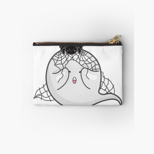 Item preview, Cute little ghost trapped in a spider web designed and sold by peekadillie.