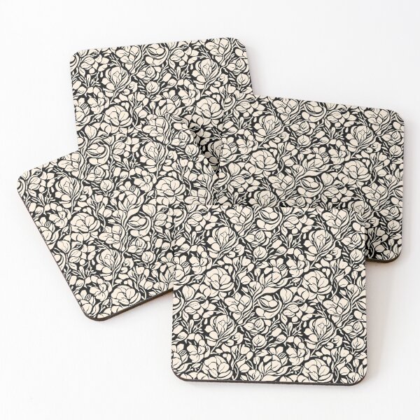 Item preview, Line Flower Patterns 06 designed and sold by DoodleLandShop.